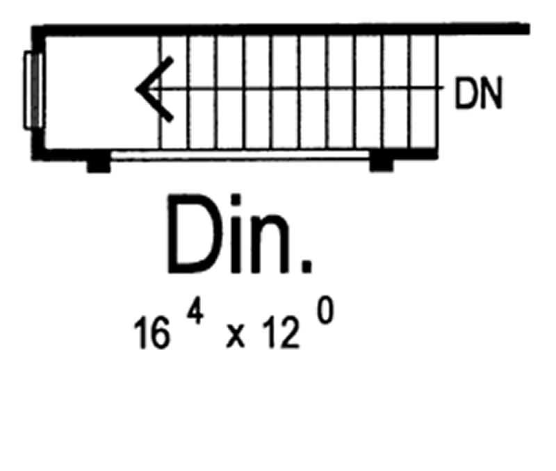Floor Plan Second Story of Small House Plans #100-1087