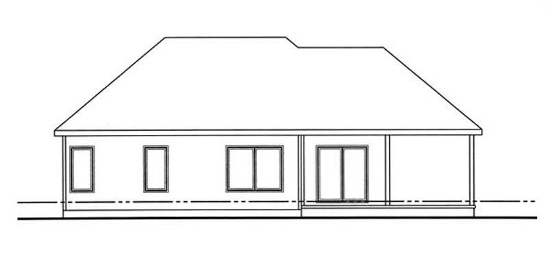 Floor Plan Second Story of Small House Plans #100-1100