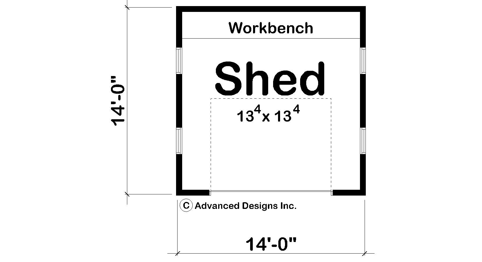 Floor Plan First Story of Specialty Plan #100-1130