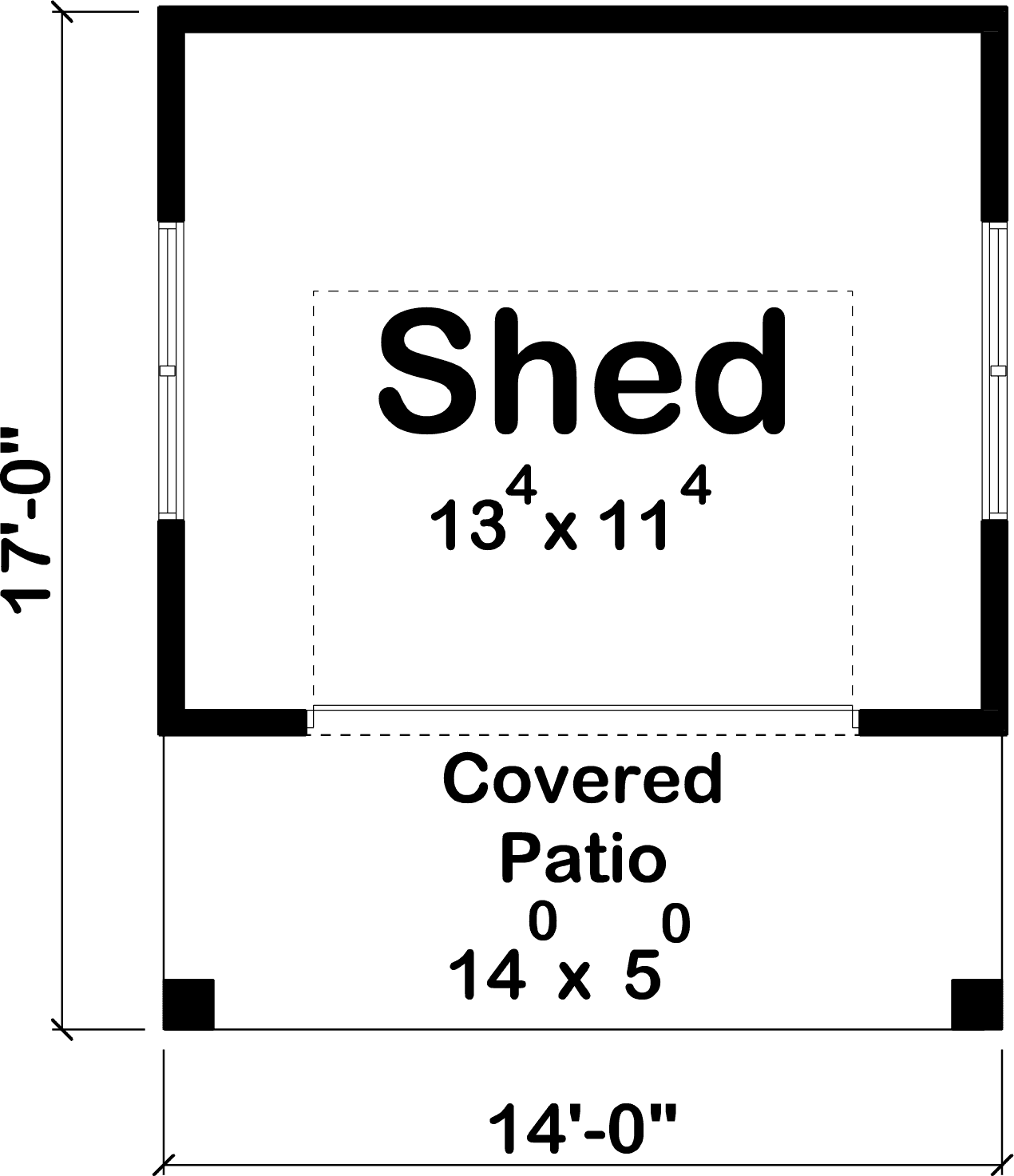 Main Level of Specialty Plan #100-1167