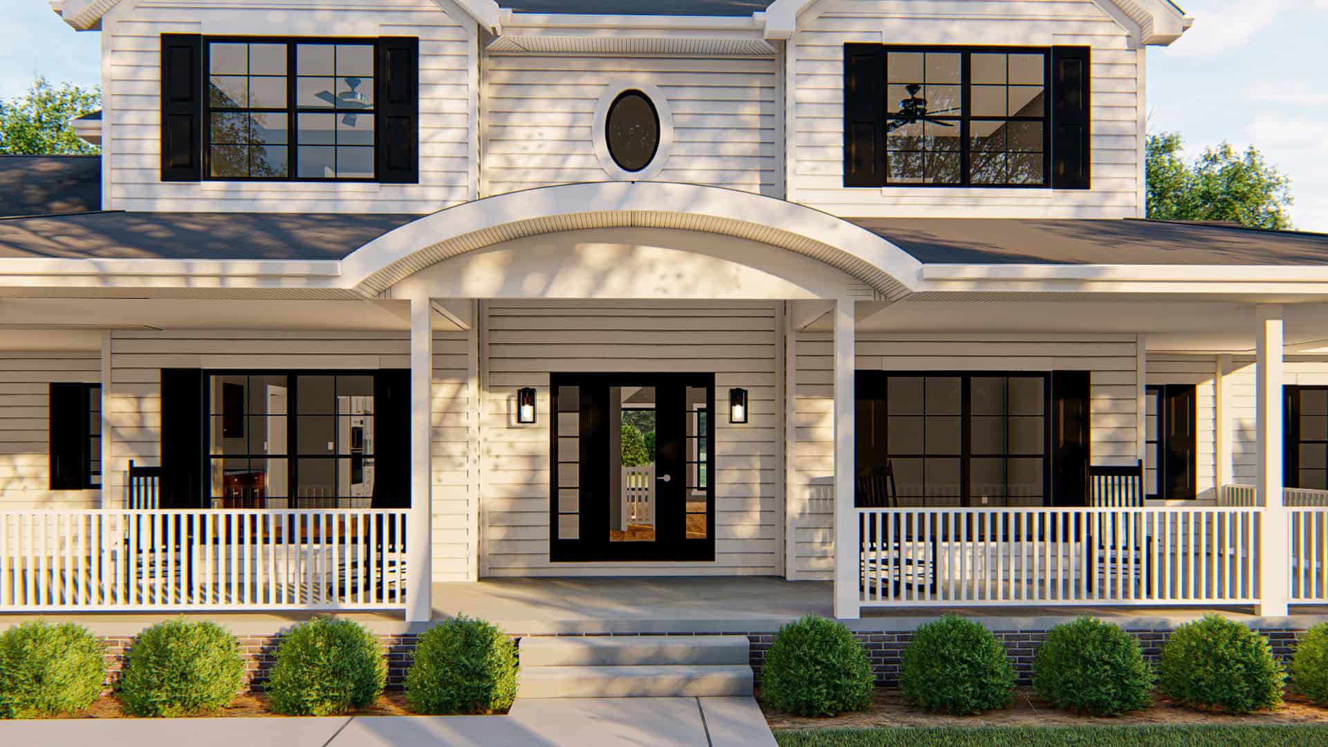 Front Door of this 4-Bedroom, 3142 Sq Ft Plan - 100-1172