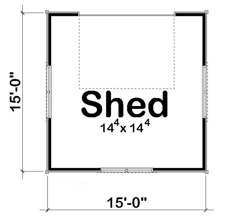 Floor Plan First Story of Specialty Plan #100-1187