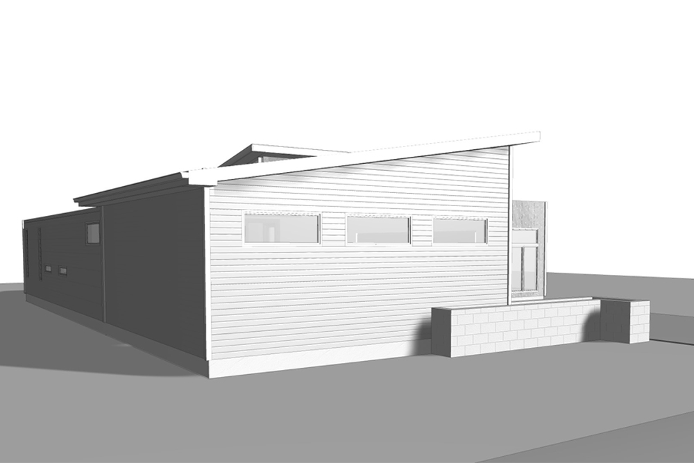 Left Side View of this 2-Bedroom, 1890 Sq Ft Plan - 100-1224