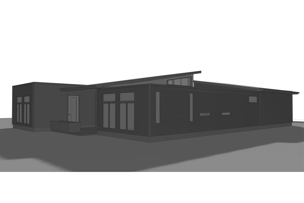 Front View of this 2-Bedroom, 1890 Sq Ft Plan - 100-1224