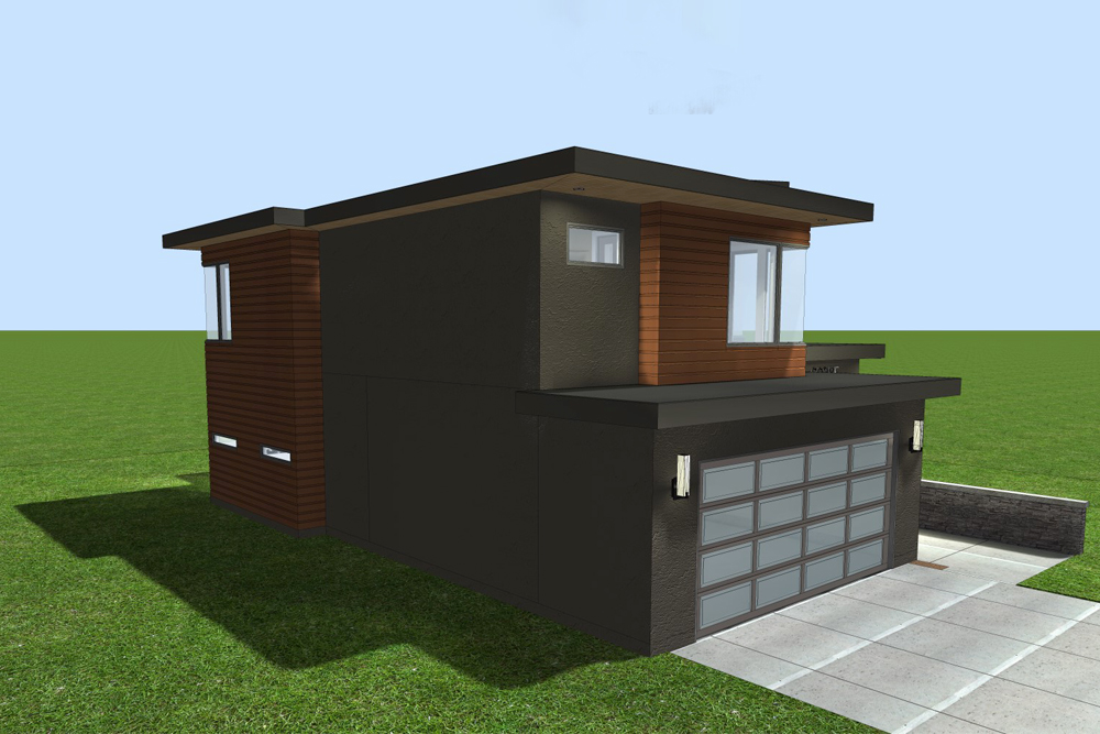 Left Side View of this 3-Bedroom, 2001 Sq Ft Plan - 100-1226