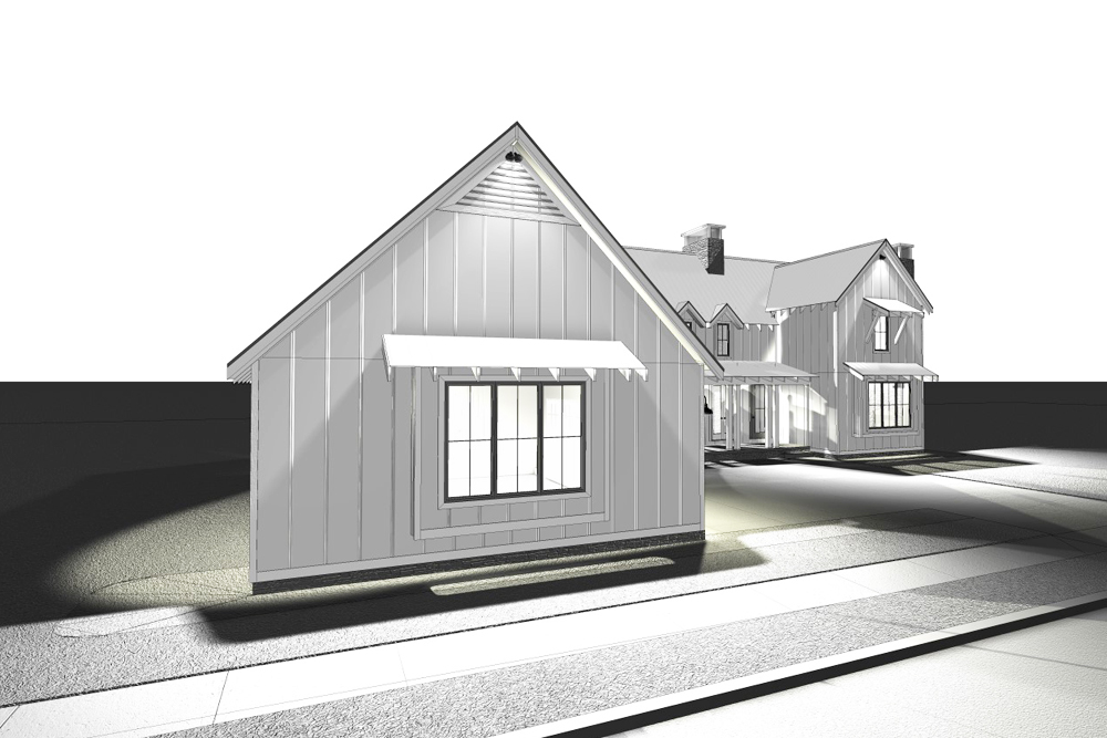 Front View of this 4-Bedroom, 2768 Sq Ft Plan - 100-1227