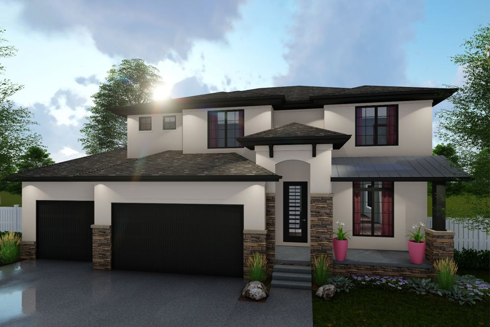 Front View of this 4-Bedroom, 2251 Sq Ft Plan - 100-1230