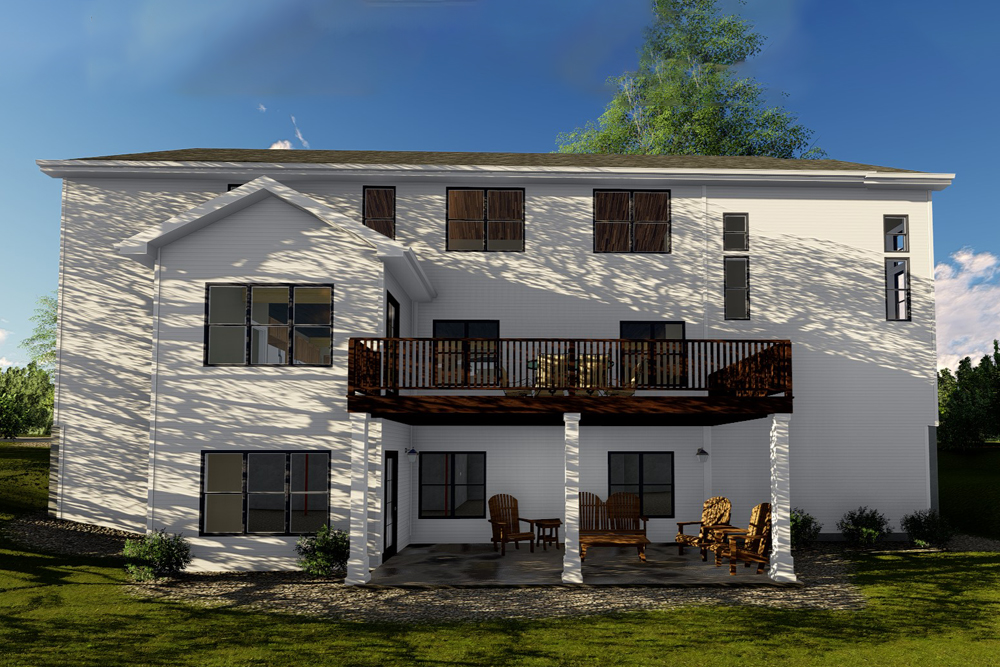 Home Exterior Photograph of this 5-Bedroom,4332 Sq Ft Plan -4332