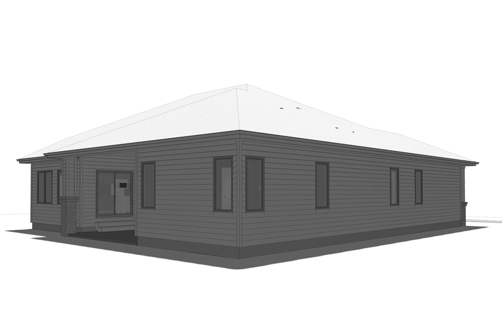 Left Side View of this 3-Bedroom, 1927 Sq Ft Plan - 100-1239