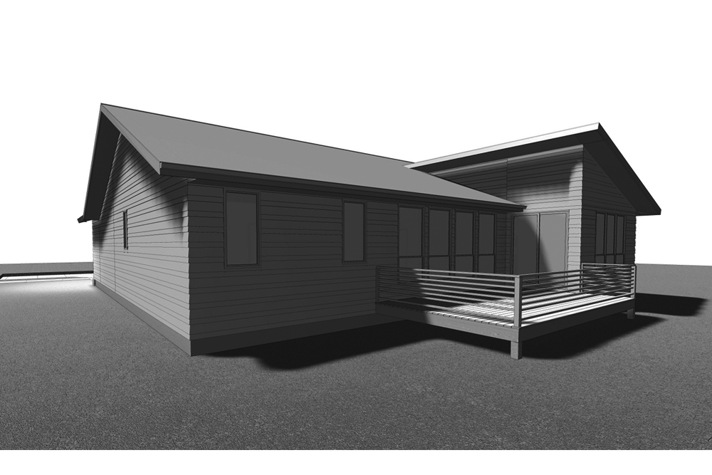 Left Side View of this 3-Bedroom, 2011 Sq Ft Plan - 100-1303