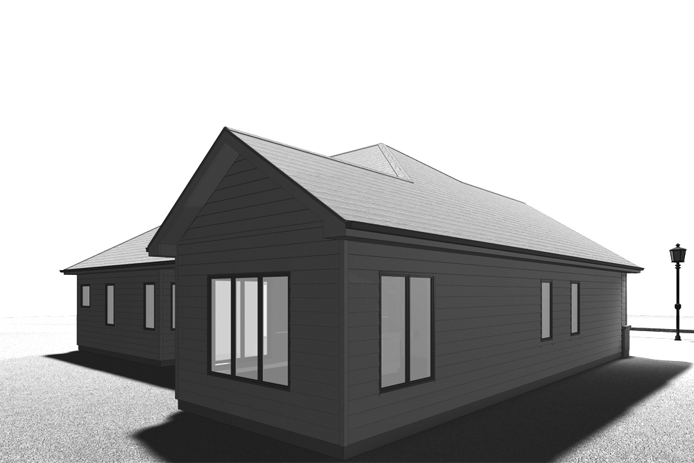 Left Side View of this 3-Bedroom, 1691 Sq Ft Plan - 100-1304
