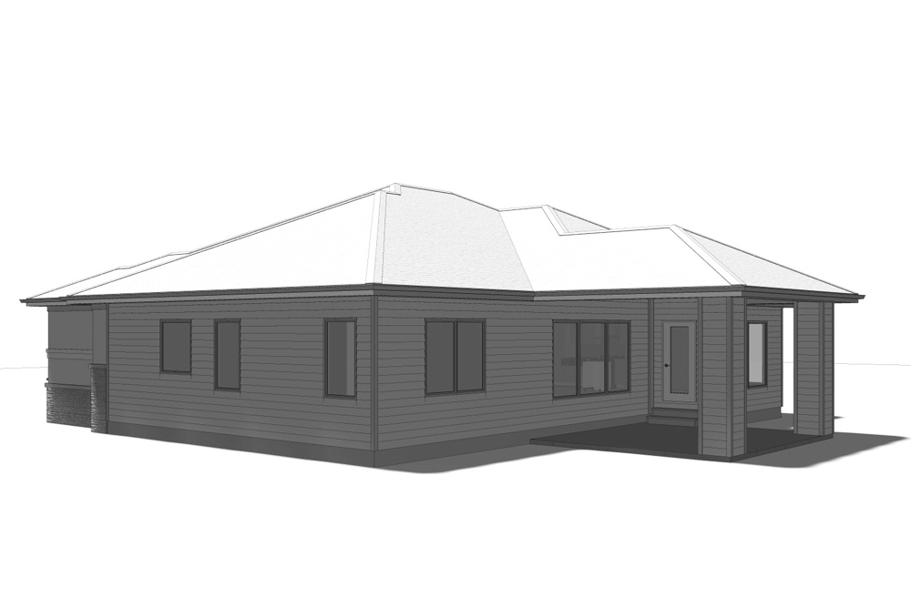 Right Side View of this 3-Bedroom, 2270 Sq Ft Plan - 100-1307