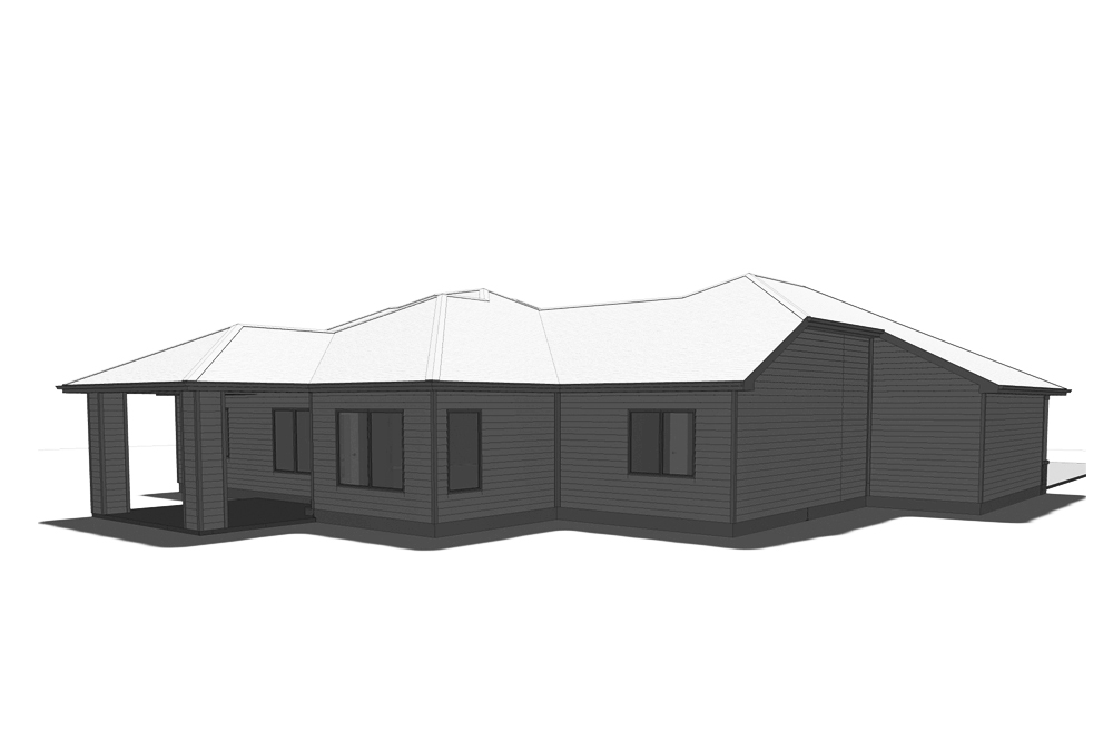 Left Side View of this 3-Bedroom, 2270 Sq Ft Plan - 100-1307