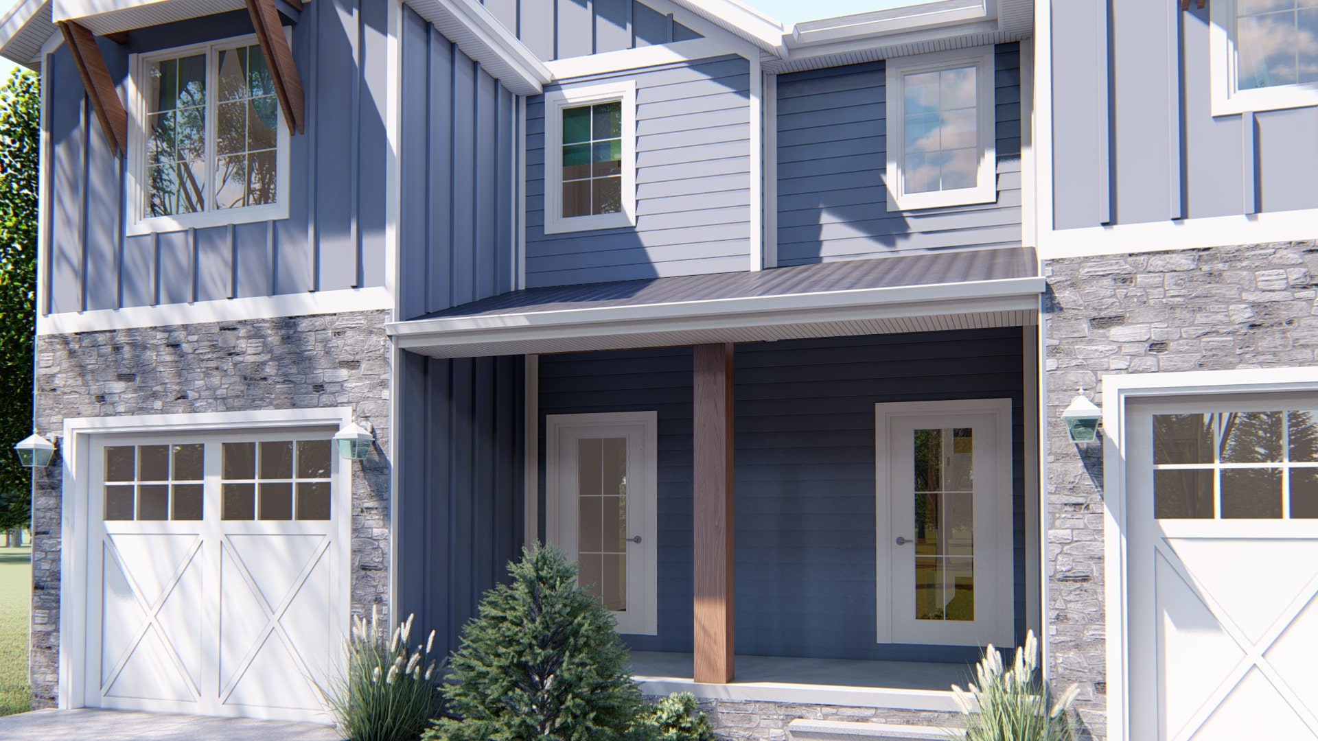 Garage of this 3-Bedroom,1489 Sq Ft Plan -100-1311