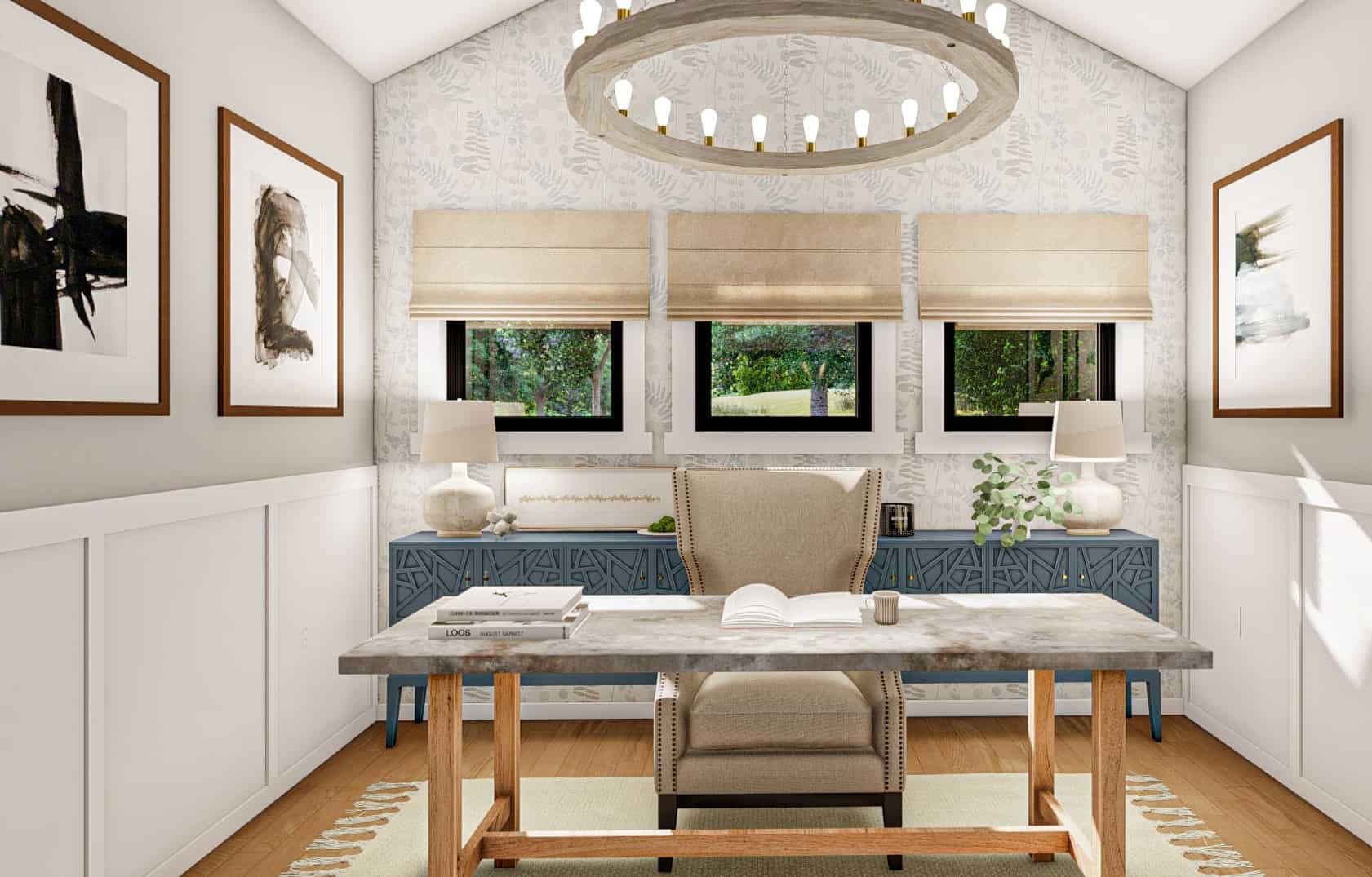 Home Office of this 0-Bedroom, 192 Sq Ft Plan - 100-1362