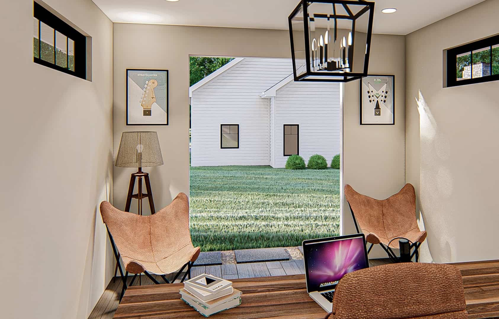 Home Office of this 0-Bedroom, 192 Sq Ft Plan - 100-1363
