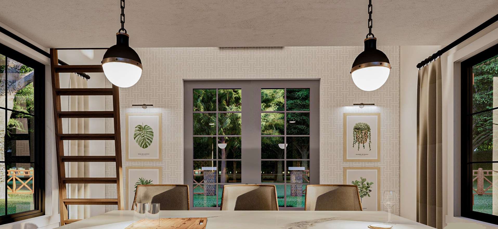 Kitchen: Breakfast Nook of this 0-Bedroom, 224 Sq Ft Plan - 100-1364