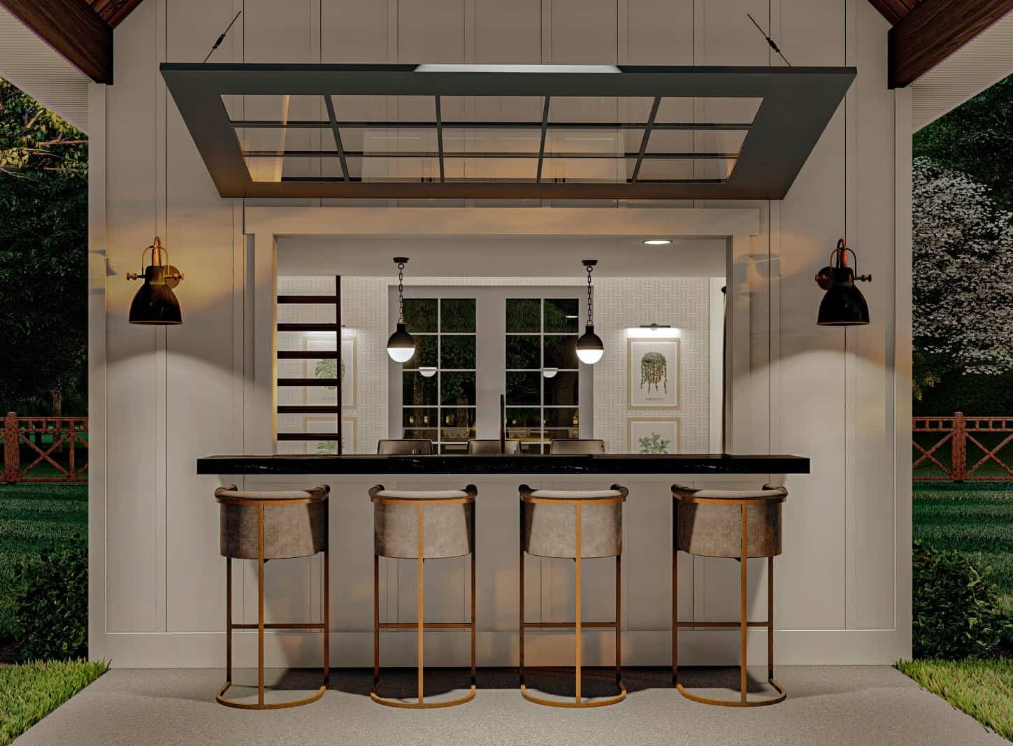 Wet Bar of this 0-Bedroom, 224 Sq Ft Plan - 100-1364