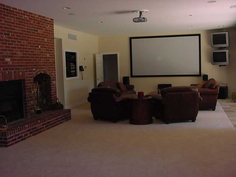 Media Room of this 4-Bedroom,5185 Sq Ft Plan -5185