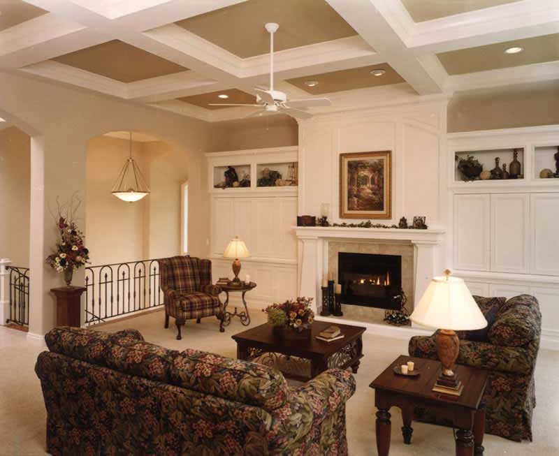 Great Room: Fireplace of this 2-Bedroom,3012 Sq Ft Plan -101-1136