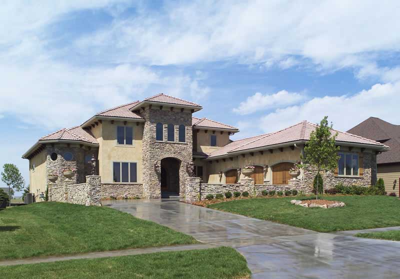FRONT ELEVATION of this 4-Bedroom,3687 Sq Ft Plan -3687