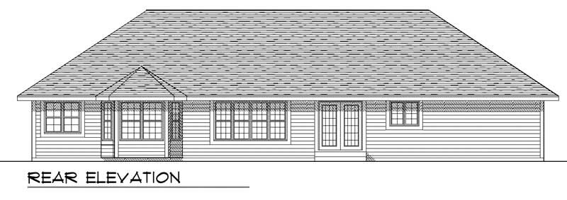 Floor Plan Second Story of Country Plan #101-1629