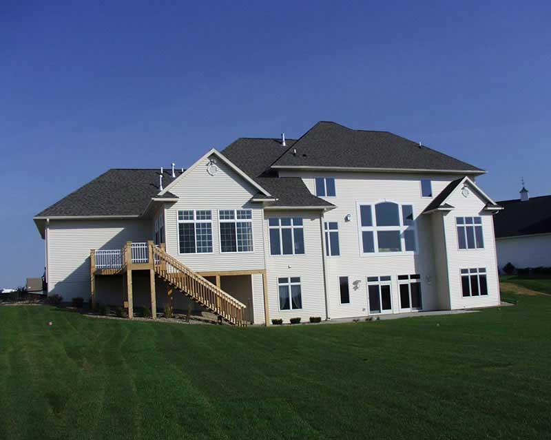 Rear View of this 4-Bedroom, 4299 Sq Ft Plan - 101-1646