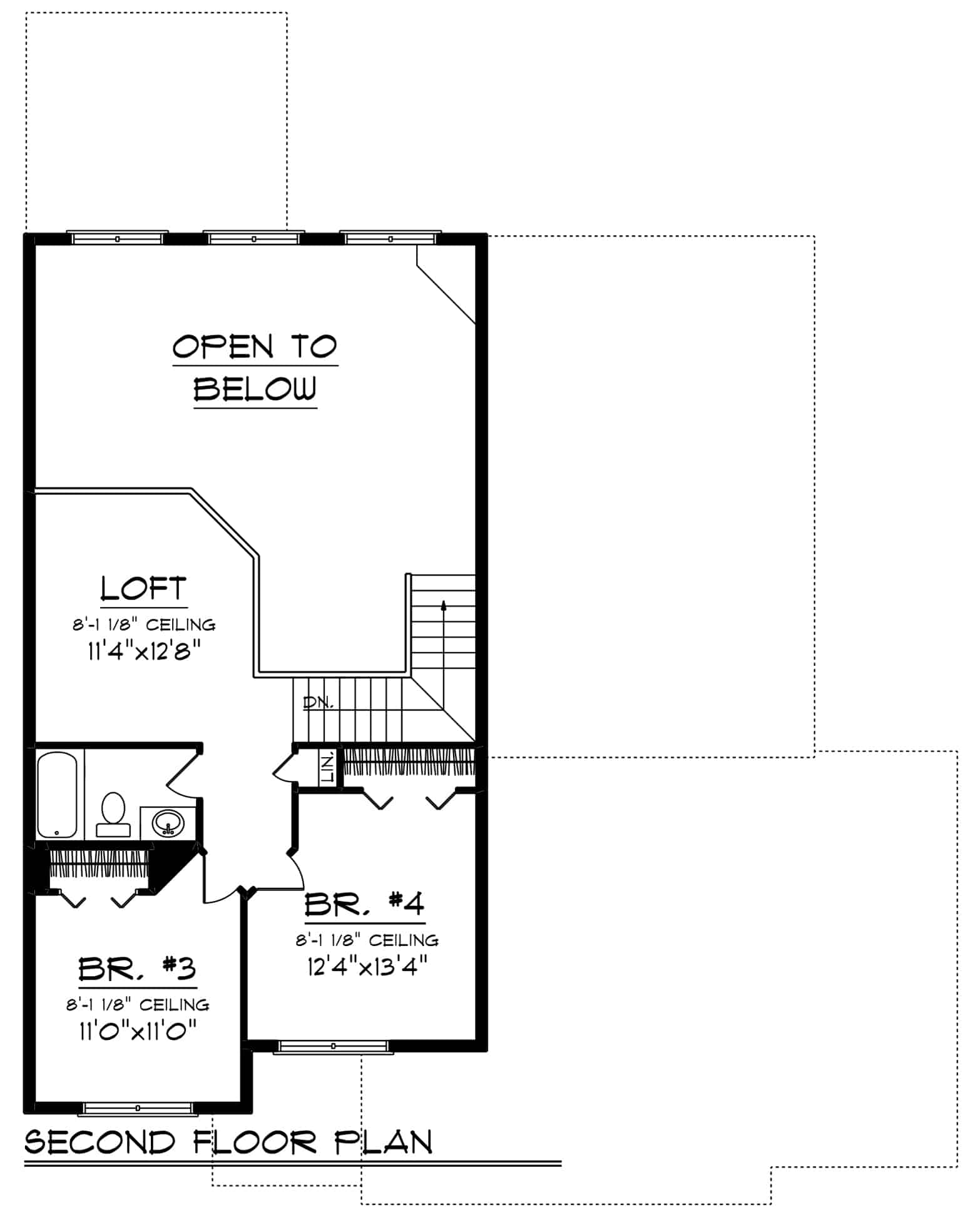 Upper Level of Southern Plan #101-1887