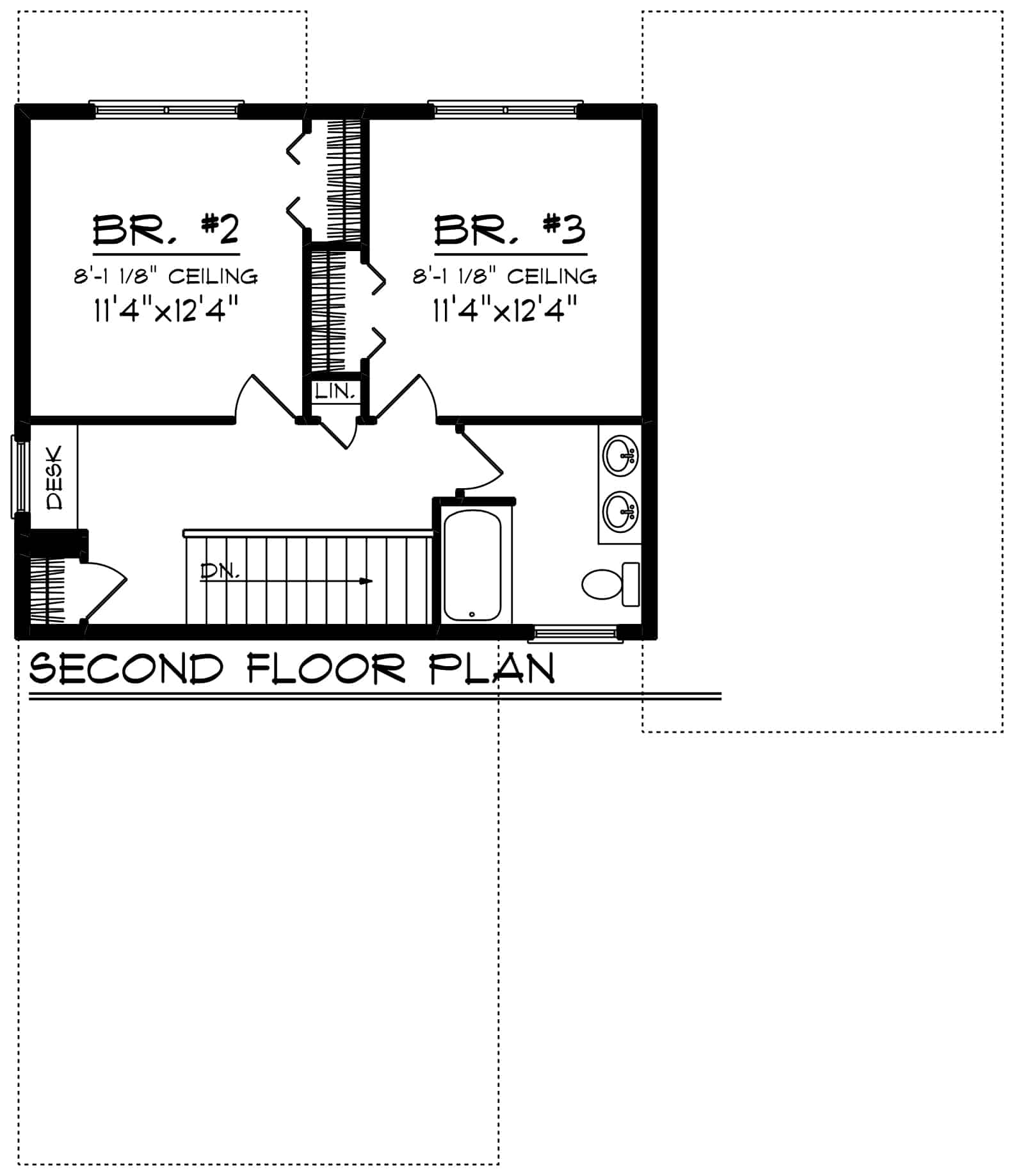 Upper Level of Ranch Plan #101-1906