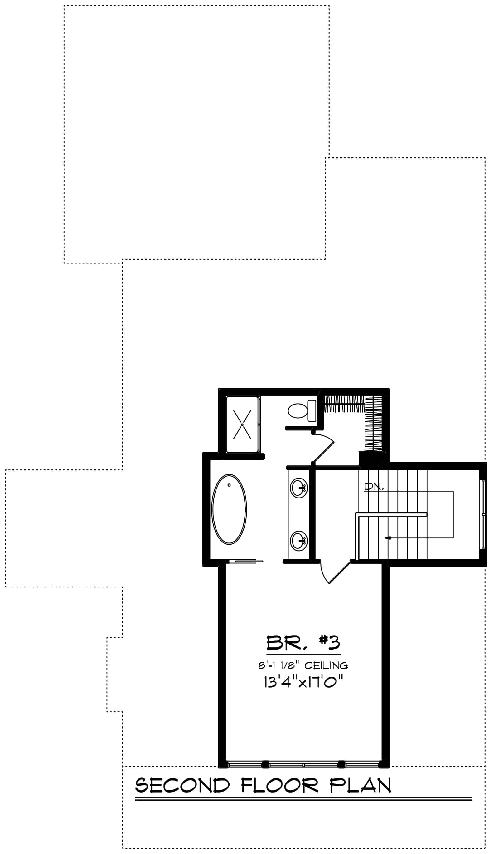 Upper Level of Southern Plan #101-1945