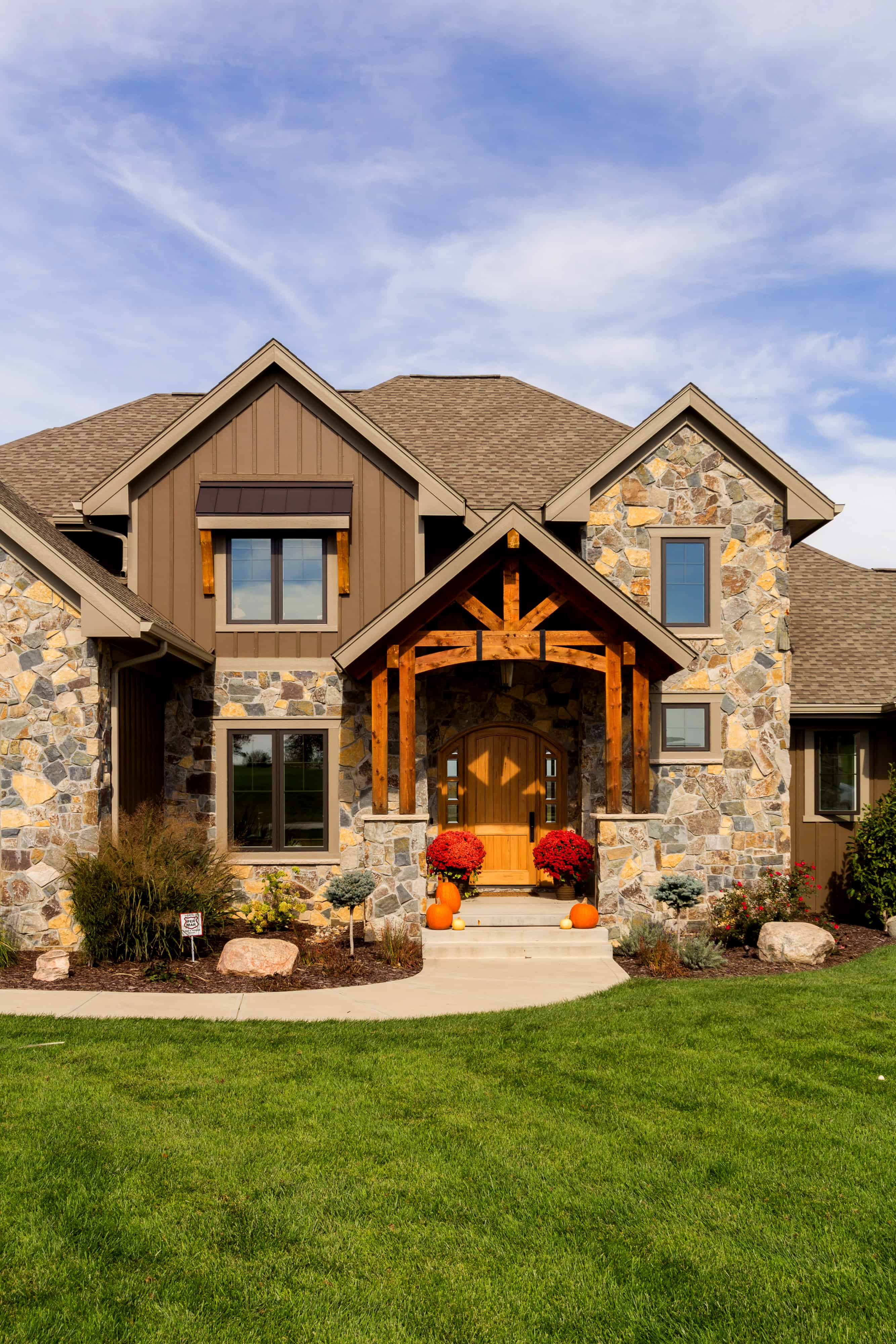 Front View of this 4-Bedroom,4206 Sq Ft Plan -101-1984