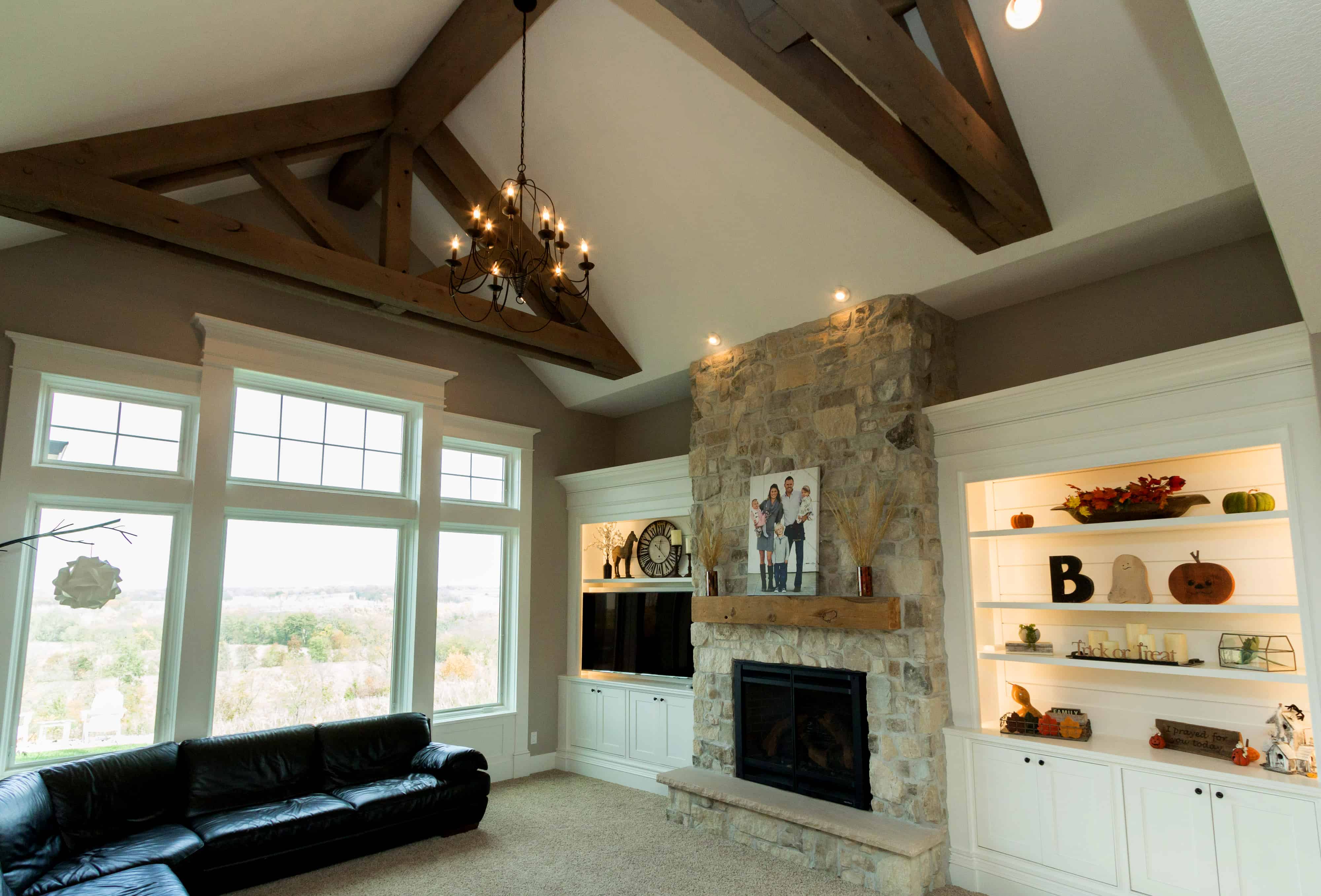 Great Room: Ceiling of this 4-Bedroom,4206 Sq Ft Plan -101-1984