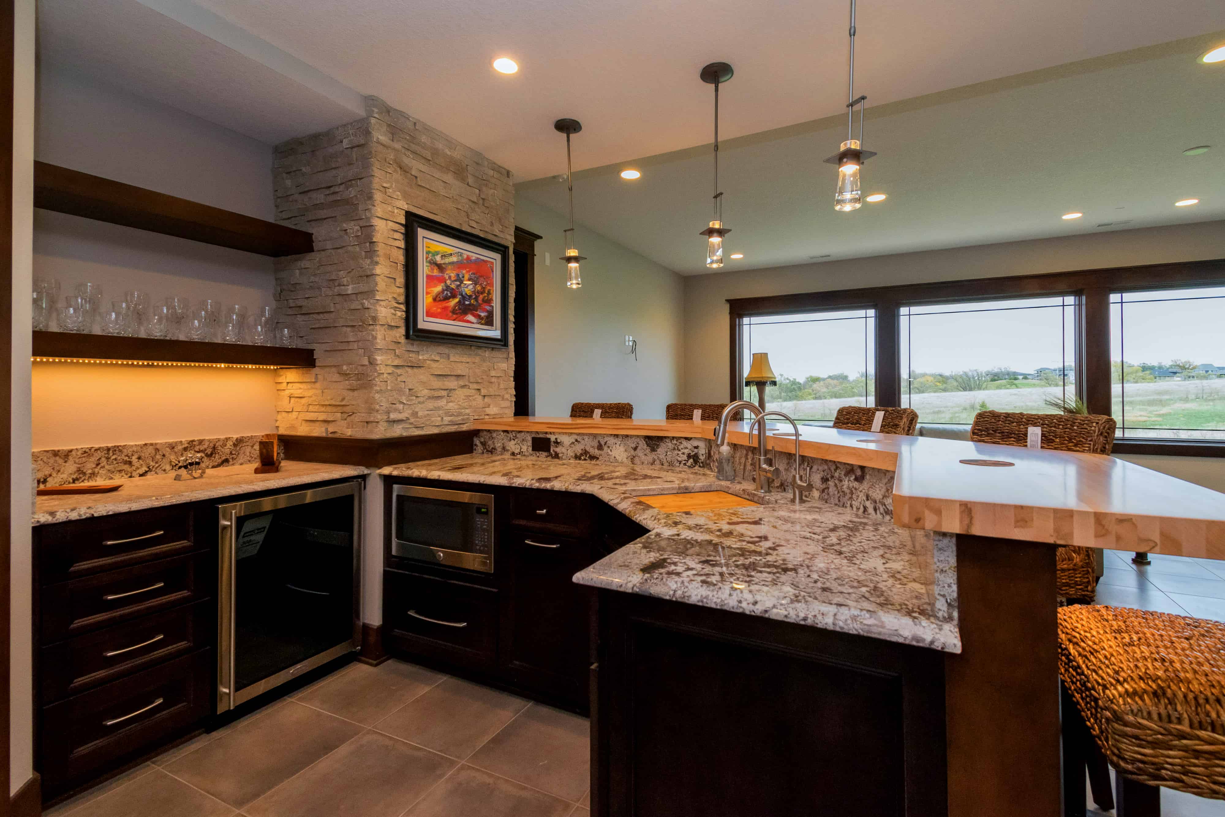 Kitchen: Breakfast Bar of this 2-Bedroom,2727 Sq Ft Plan -101-2003