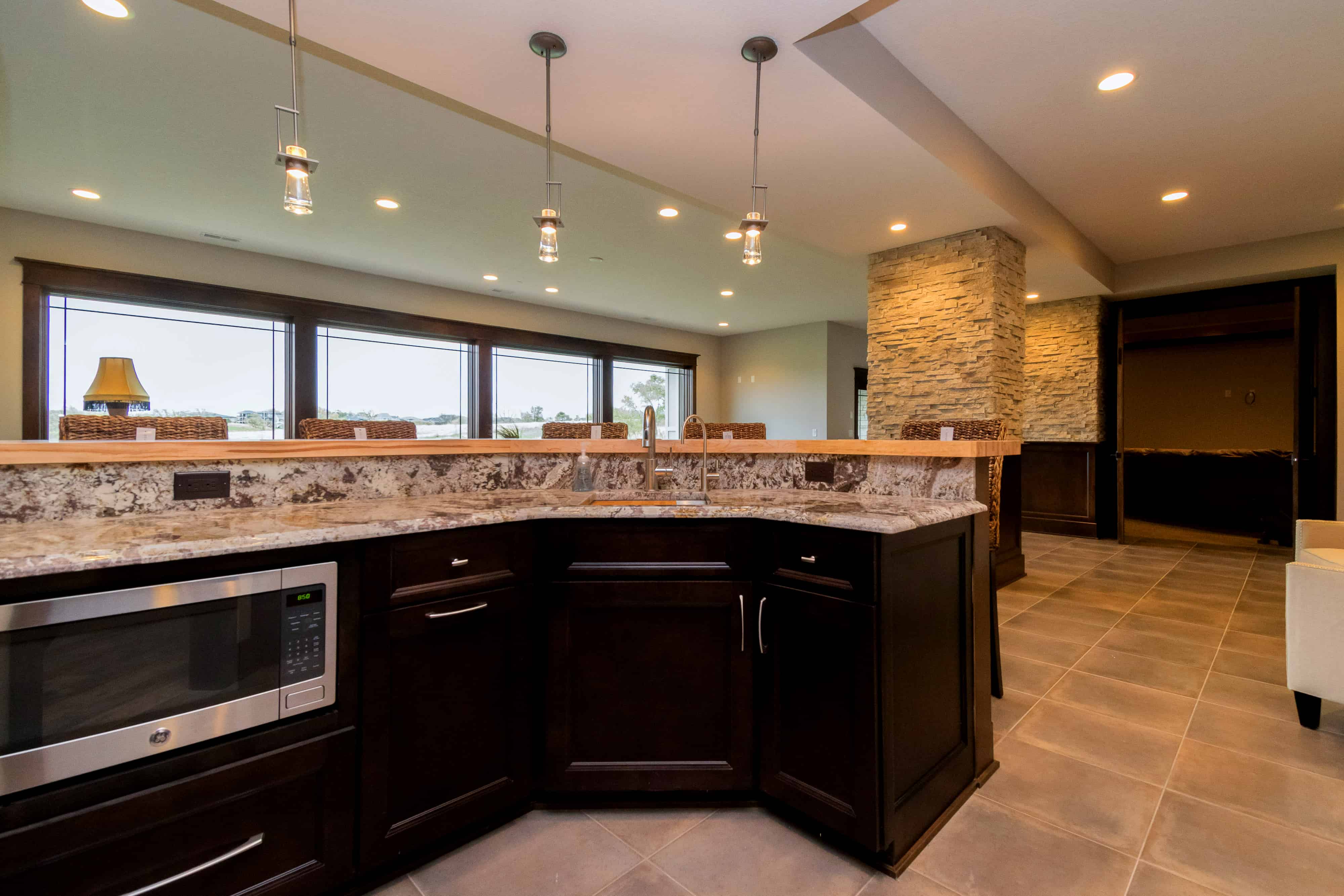 Kitchen: Breakfast Bar of this 2-Bedroom,2727 Sq Ft Plan -101-2003