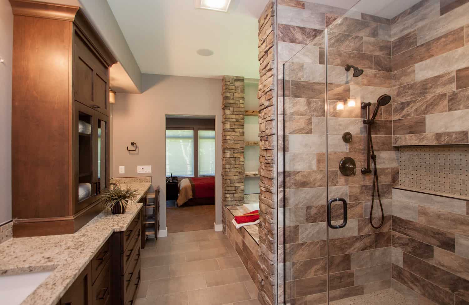Master Bathroom: Shower of this 5-Bedroom,5384 Sq Ft Plan -101-2016