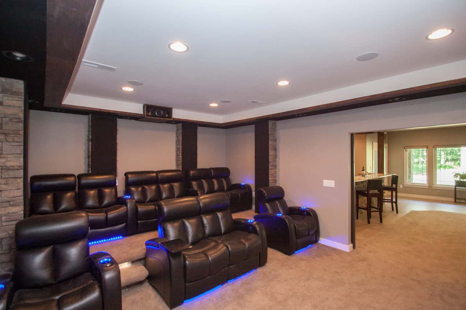 Media Room of this 5-Bedroom,5384 Sq Ft Plan -101-2016