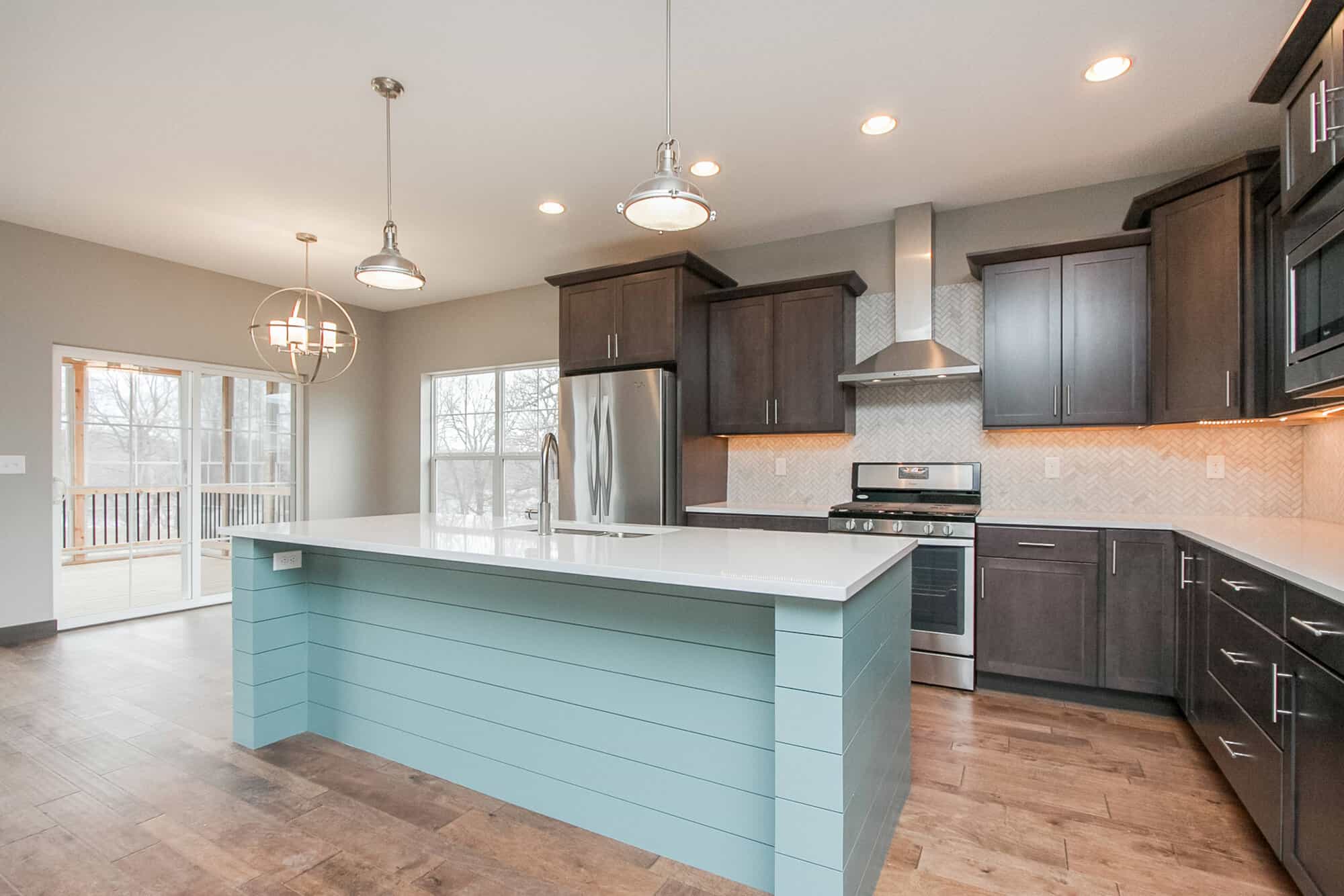 Kitchen: Kitchen Island of this 3-Bedroom,2165 Sq Ft Plan -101-2021