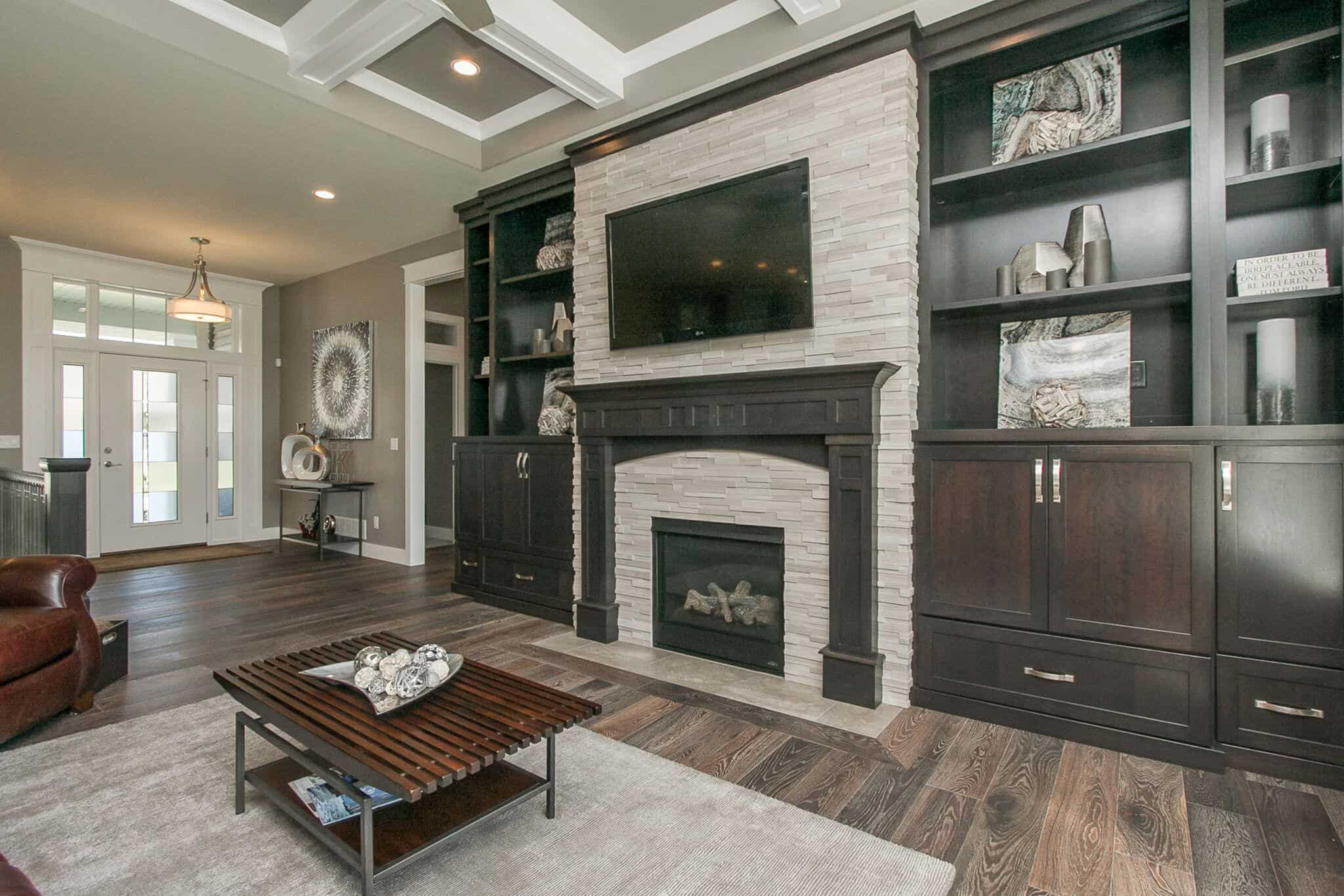Great Room: Fireplace of this 5-Bedroom,3235 Sq Ft Plan -101-2024