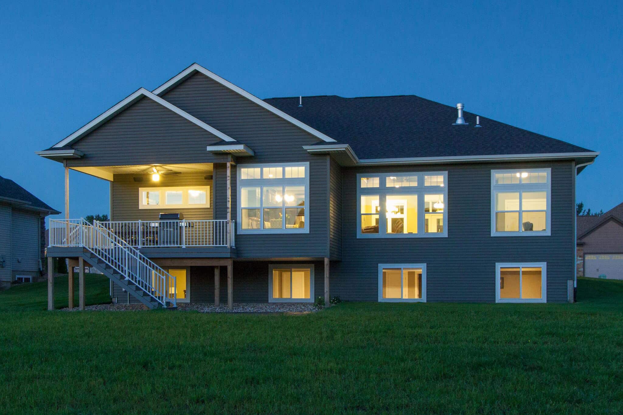 Rear View of this 5-Bedroom,3235 Sq Ft Plan -101-2024