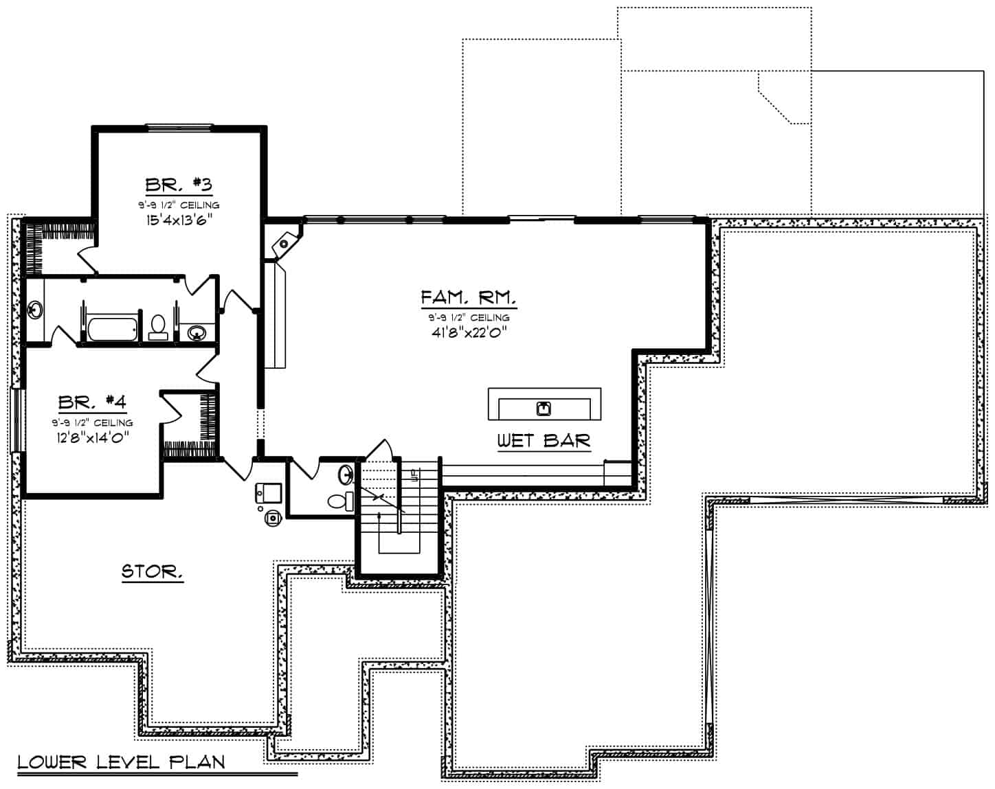 Basement of Southern Plan #101-2028