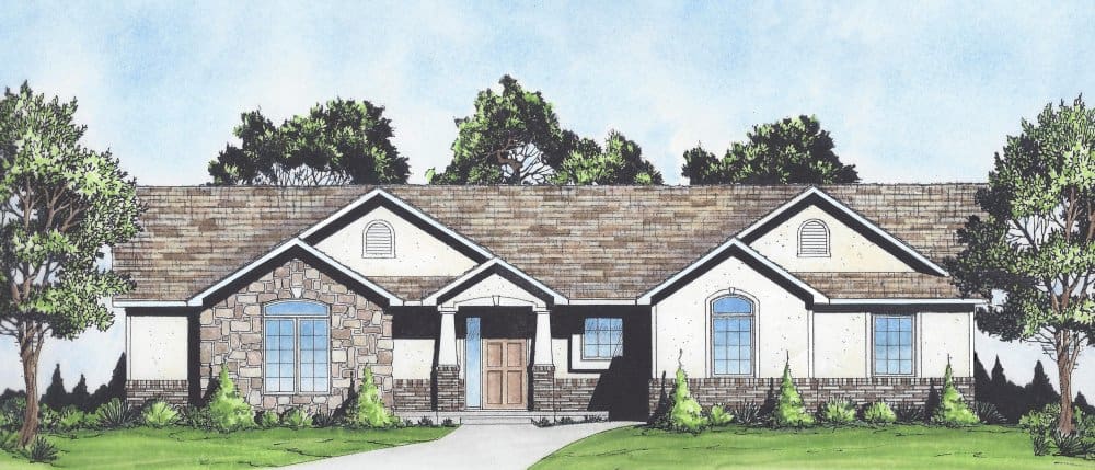 Craftsman home (ThePlanCollection: Plan #103-1156)
