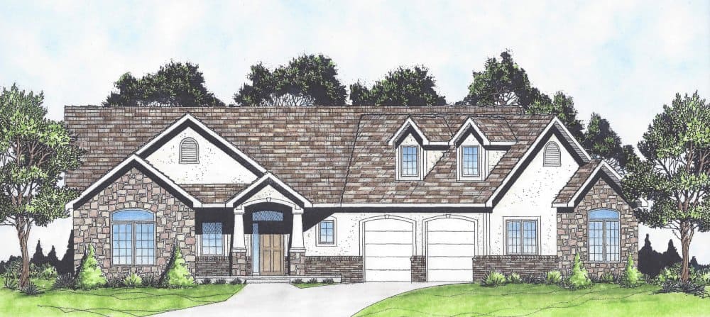 Craftsman home (ThePlanCollection: Plan #103-1162)