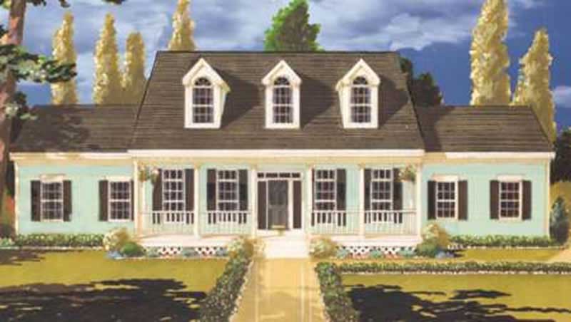 Main image for house plan # 9805