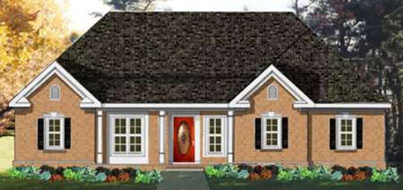 Main image for house plan # 9822