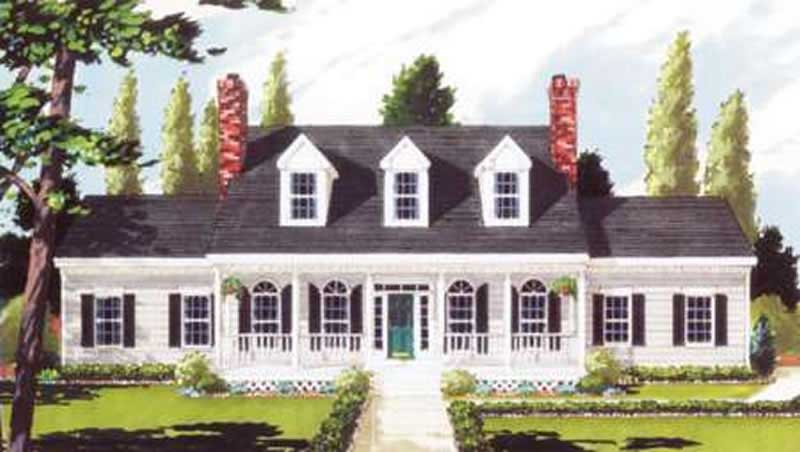 Main image for house plan # 9800