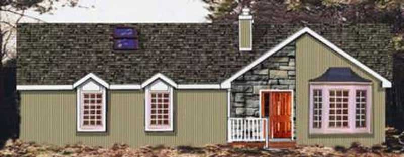 Main image for house plan # 9854