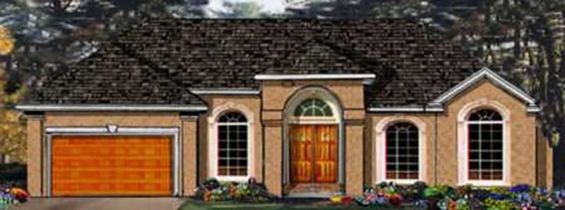 Main image for house plan # 9828