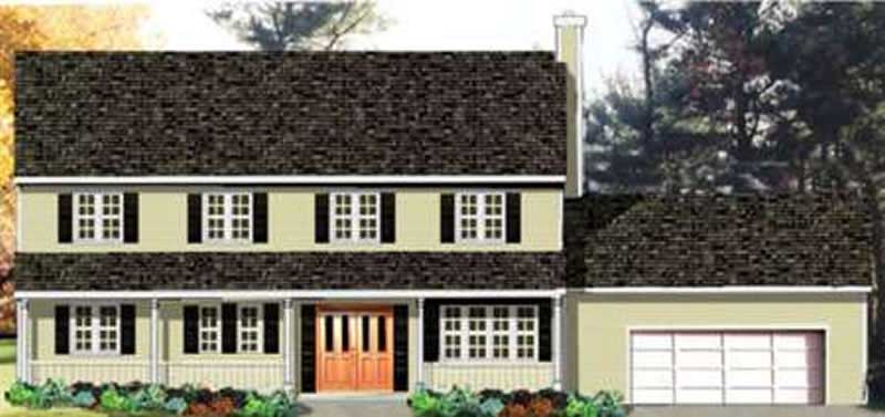 Main image for house plan # 9897