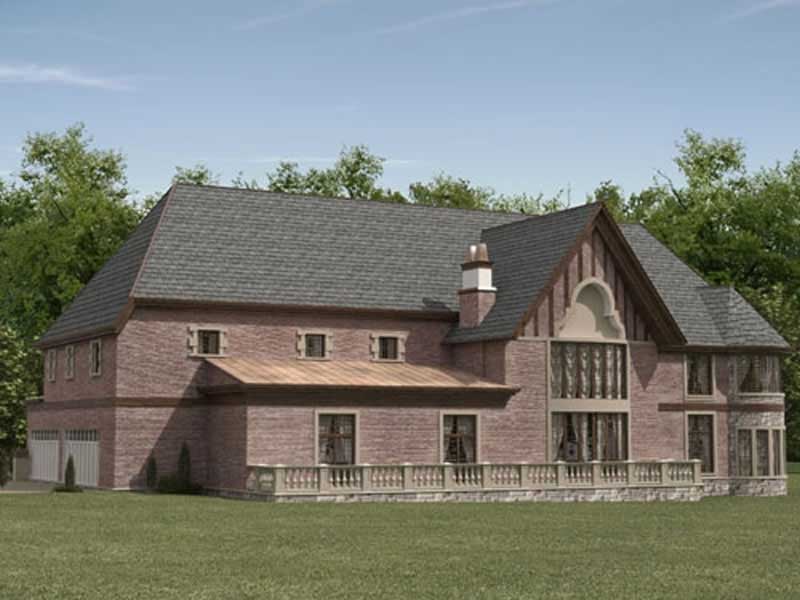 Rear View of this 5-Bedroom,7802 Sq Ft Plan -7802
