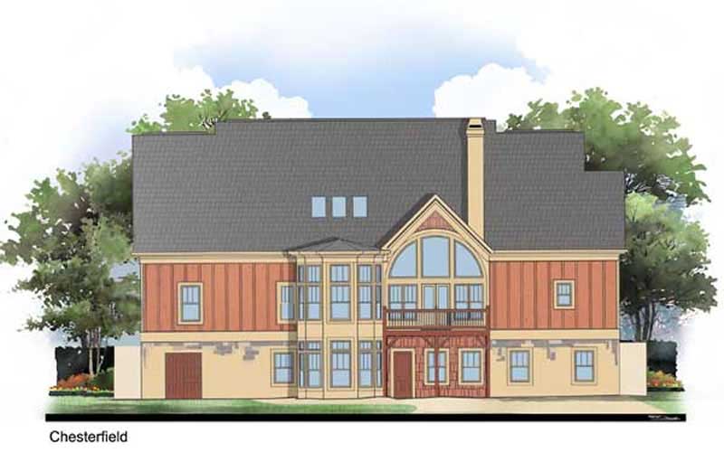 Front View of this 4-Bedroom, 2963 Sq Ft Plan - 106-1043